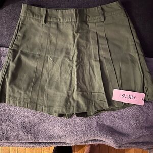 Olive Green Women's Skort